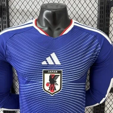 2026 Player Japan Home Long Sleeve Kit S-3XL World Cup Cheap Football Jersey Wholesale Yupoo