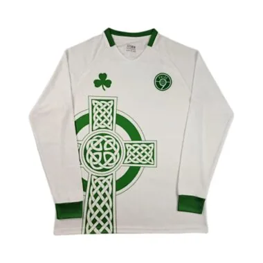 2026 Ireland Retro Cross Long Sleeve Kit Cheap Football Jersey Wholesale Yupoo