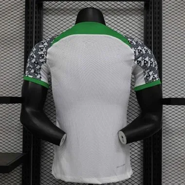 2023 Nigeria Away Kit White Player Version Shirt Soccer Jerseys For Sale