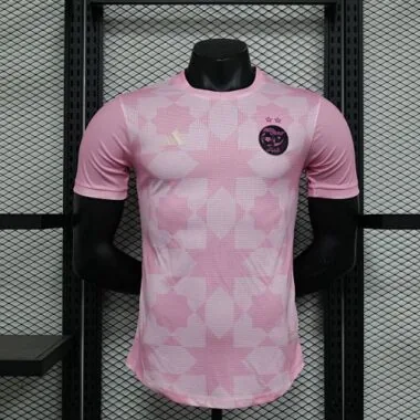 2023 Algeria Pink Player Version S-XXL Cheap Football Kit