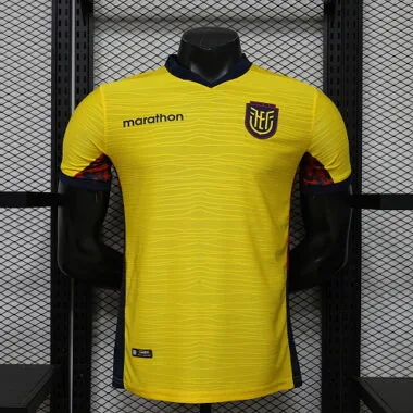 2026 Player Ecuador Home Kit World Cup Cheap Football Jersey Wholesale Yupoo