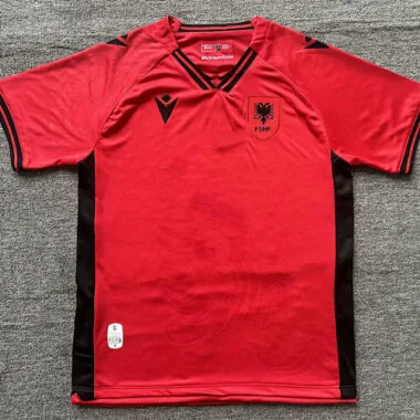 25-26 Albania Home Soccer Jersey