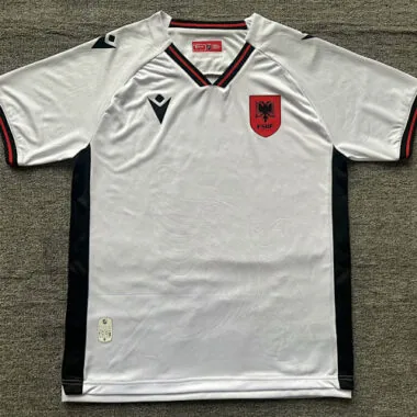25-26 Albania Away Soccer Jersey