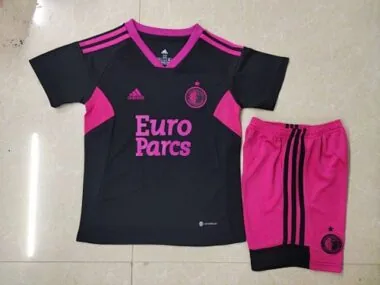 22-23 Feyenoord away kids kit