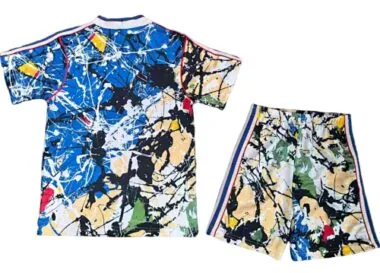25-26 Kids Manchester United x Stone Roses Kit Cheap Football Jersey Wholesale Yupoo
