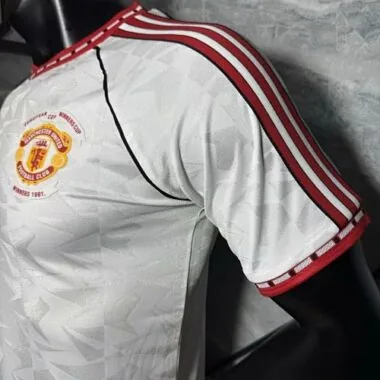 25-26 Player Manchester United White Special Edition Kit Cheap Football Jersey Wholesale Yupoo