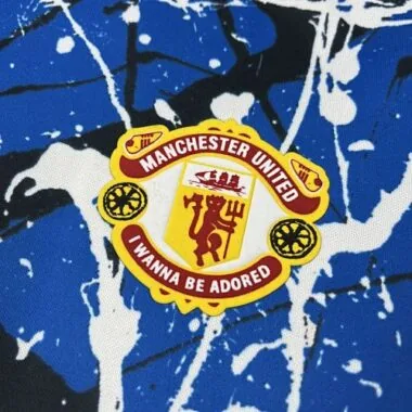 25-26 Manchester United x Stone Roses Long Sleeve Kit S-4XL Cheap Football Jersey Wholesale Yupoo
