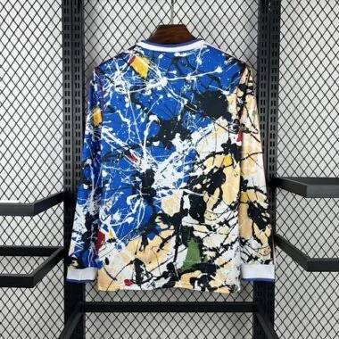 25-26 Manchester United x Stone Roses Long Sleeve Kit S-4XL Cheap Football Jersey Wholesale Yupoo
