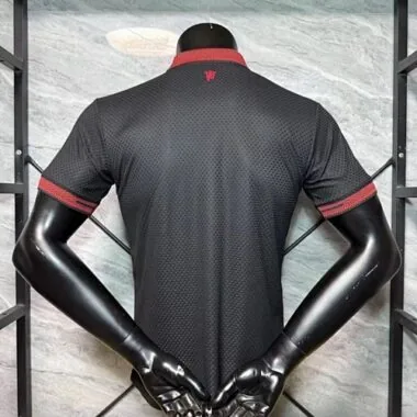 25-26 Player Manchester United Black Special Edition Kit Cheap Football Jersey Wholesale Yupoo