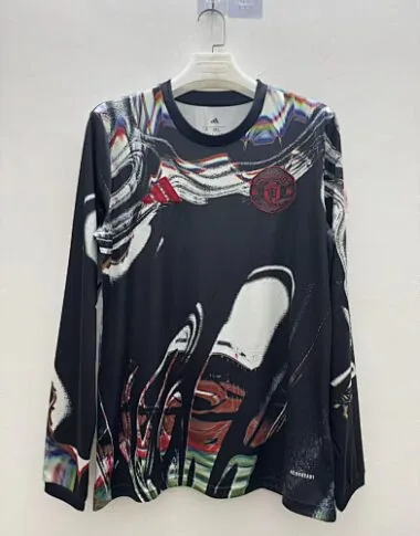 25-26 Manchester United Special Edition Long Sleeve Kit Cheap Football Jersey Wholesale Yupoo