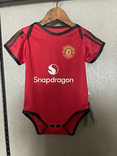 25-26 Manchester United Home Baby Uniform Cheap Football Jersey Wholesale Yupoo
