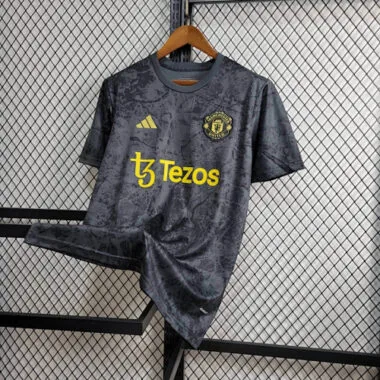 23-24 Manchester United Stone Roses Pre-Match SizeS-4XL Jersey Yupoo
