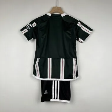 23-24 Manchester United kids away size 16-28 Soccer Jersey