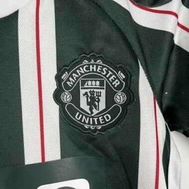 23-24 Manchester United kids away size 16-28 Soccer Jersey