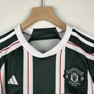 23-24 Manchester United kids away size 16-28 Soccer Jersey