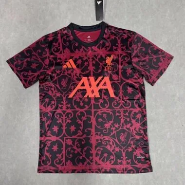 25-26 Liverpool Pre-Match Kit Cheap Football Jersey Wholesale Yupoo