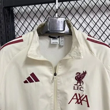 25-26 Liverpool Windbreaker Jacket Kit S-3XL Cheap Football Jersey Wholesale Yupoo