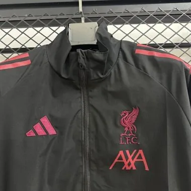 25-26 Liverpool Windbreaker Jacket Kit S-3XL Cheap Football Jersey Wholesale Yupoo