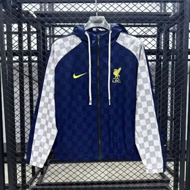 25-26 Liverpool Windbreaker Jacket Kit S-3XL Cheap Football Jersey Wholesale Yupoo