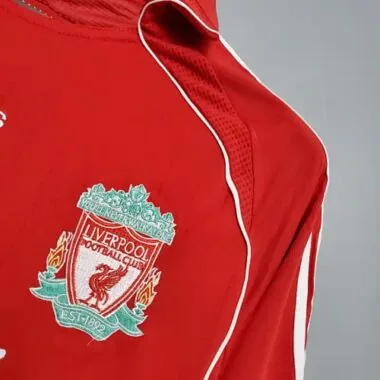 06-07 Retro Liverpool Soccer Jersey Home