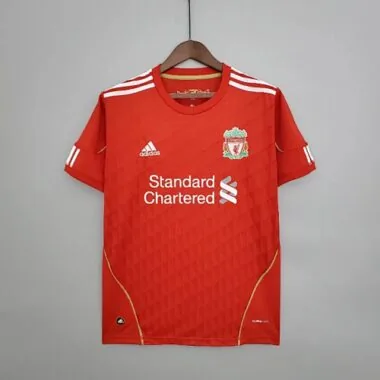 10-11 Retro Liverpool Soccer Jersey Home
