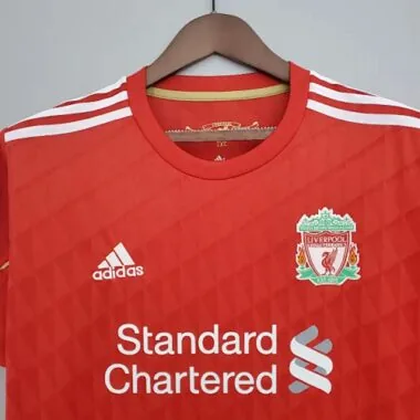 10-11 Retro Liverpool Soccer Jersey Home