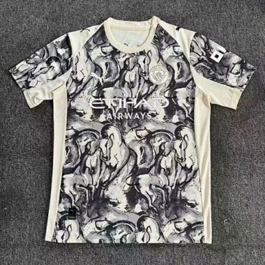 25-26 Manchester City Horse Year Special Edition Kit S-4XL Cheap Football Jersey Wholesale Yupoo