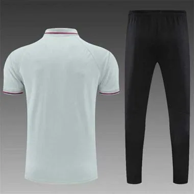 Manchester City Polo grey stripes