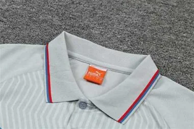 Manchester City Polo grey stripes