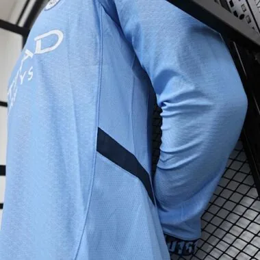 24-25 Manchester City Home Long Sleeve Kit Player Version Shirt
