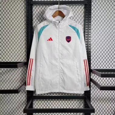 Windbreaker Arsenal White S-XXL Cheap Soccer Jerseys