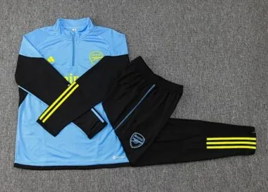 2023/24 Arsenal Training Suit Blue Long Sleeve Tracksuit