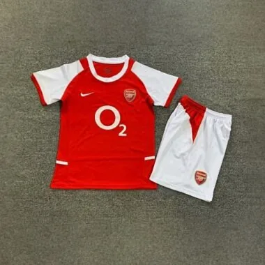 02-04 Arsenal Home Retro Kids Kits Children Shirt