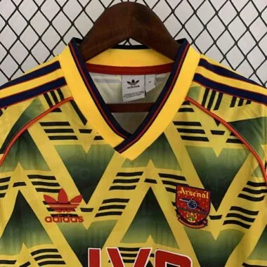 91-93 Retro Long Sleeve Arsenal Away