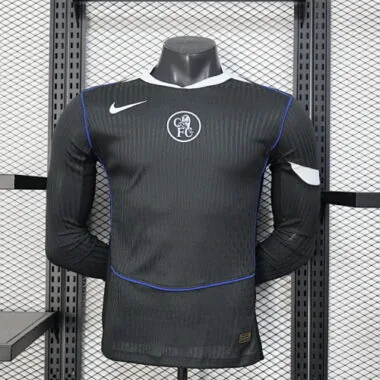25-26 Player Chelsea Third Away Long Sleeve Kit Cheap Football Jersey Wholesale Yupoo