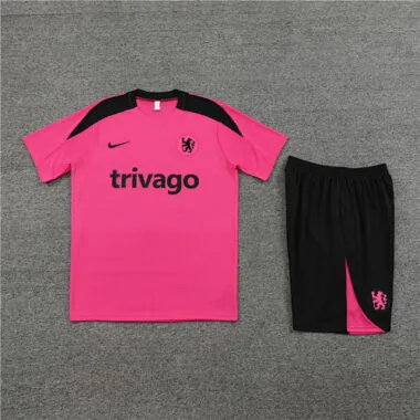24-25 Chelsea Pink Training Kits(Top+Shorts)