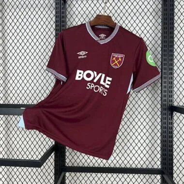 25-26 West Ham Home Kit S-4XL Cheap Football Jersey Wholesale Yupoo