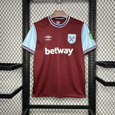 24-25 West Ham Home Kit Football Apparels
