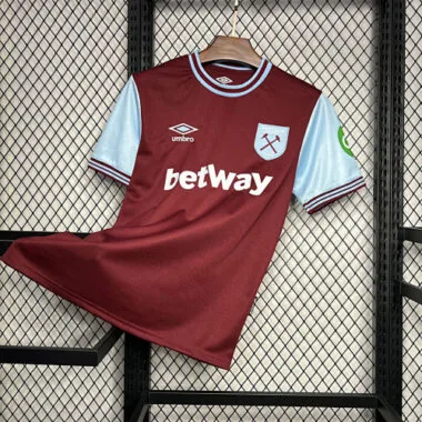 24-25 West Ham Home Kit Football Apparels