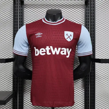 24-25 West Ham Home Player Version Soccer Jerseys Yupoo