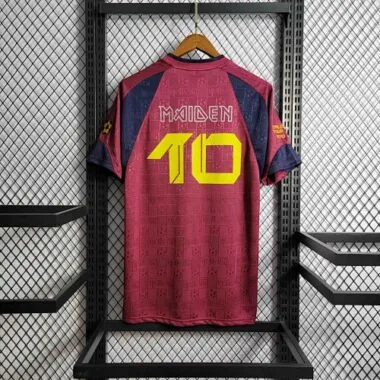 10-11 West Ham Iron Maiden Away Retro Kit Vintage Shirt