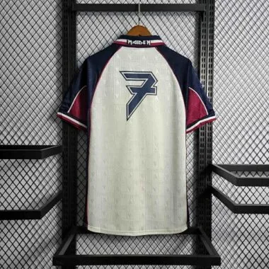 99-00 West Ham Iron Maiden Away Retro Kit Vintage Shirt
