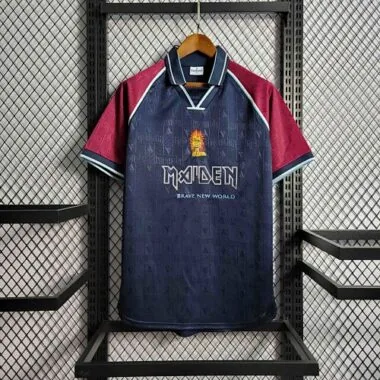99-00 West Ham Iron Maiden Home Retro Kit Vintage Shirt