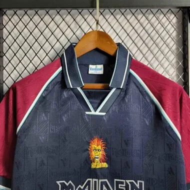 99-00 West Ham Iron Maiden Home Retro Kit Vintage Shirt