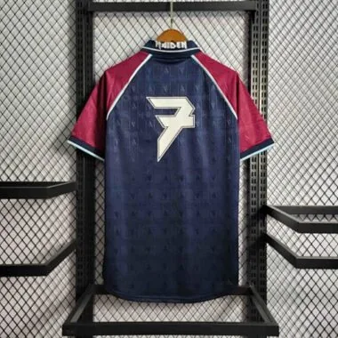 99-00 West Ham Iron Maiden Home Retro Kit Vintage Shirt