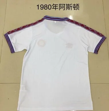 1980 Aston Villa away white