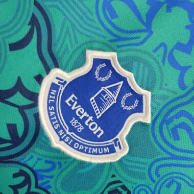 23-24 Everton Hummel Limited Edition Kit Pre-Match Shamrock Shirt