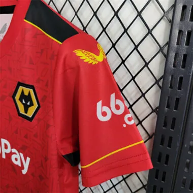 23-24 Kids Wolverhampton Wanderers away game size 16-28 Football Shirt