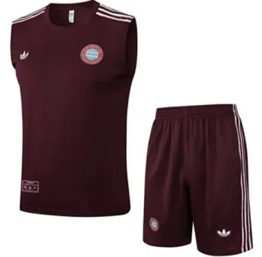 25-26 Bayern Munich Sleeveless Training Kit Tracksuit Yupoo