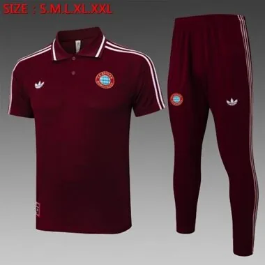 25-26 Bayern Munich Short Sleeve Training Kit Tracksuit Yupoo